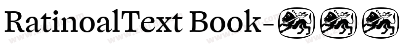RatinoalText Book字体转换